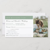 Carte d'embarquement - Mariage photo Destination (Devant)