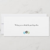 Carte d'embarquement mariage pour Hawaii (Dos)