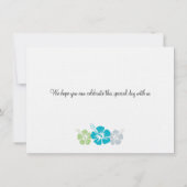 Carte d'embarquement mariage pour Hawaii (Dos)