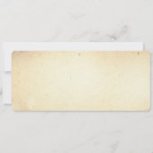 Carte d'embarquement mariage vintage avec RSVP (Dos)