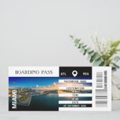 Carte d'embarquement Miami Florida week-end (Debout devant)