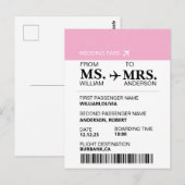 Carte d'embarquement moderne élégante personnalisé (Devant / Derrière)