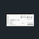 Carte d'embarquement moderne Surprise faux billet<br><div class="desc">C'est la meilleure façon de faire un voyage surprise pour toute occasion !</div>