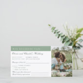 Carte d'embarquement Photo Qr Code Mariage Destina (Debout devant)