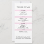 Carte d'embarquement Pink Bachelorette Week-end It (Dos)