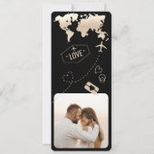 Carte d'embarquement Plan de billet Destination av (Dos)