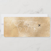 Carte d'embarquement pour invitation simple avec c (Dos)