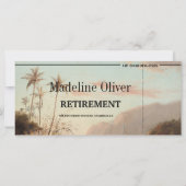 Carte d'embarquement pour la retraite Île tropical (Dos)