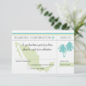 Carte d'embarquement pour le MEXIQUE (Debout devant)