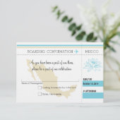 Carte d'embarquement pour le MEXIQUE (Debout devant)