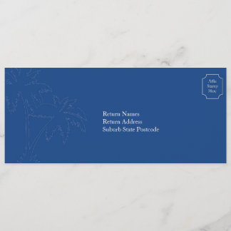 Carte d'embarquement pour RSVP de mariage à Bali