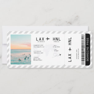 Carte d'embarquement pour un voyage surprise en av