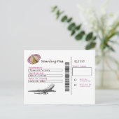 Carte d'embarquement RSVP (Debout devant)