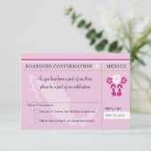 Carte d'embarquement RSVP au MEXIQUE (Debout devant)