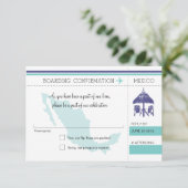 Carte d'embarquement RSVP au Mexique (Debout devant)