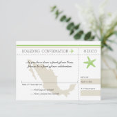 Carte d'embarquement RSVP au Mexique (Debout devant)