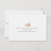 Carte d'embarquement RSVP Mariage (Dos)