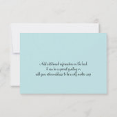 Carte d'embarquement RSVP pour Chypre (Dos)