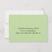 Carte d'embarquement RSVP pour Hawaï (Dos)