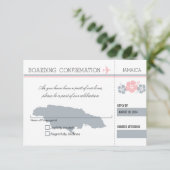Carte d'embarquement RSVP POUR LA JAMAIQUE (Debout devant)