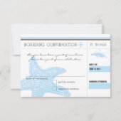 Carte d'embarquement RSVP pour ST. THOMAS (Devant)