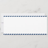 Carte d'embarquement Sauvegarder la date Carte du (Dos)