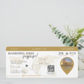 Carte d'embarquement Surprise Airline Ticket maria (Debout devant)