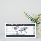 Carte d'embarquement Surprise Destination Billet d (Debout devant)