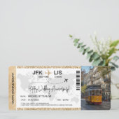 Carte d'embarquement Surprise Ticket Destination P (Debout devant)