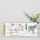 Carte d'embarquement Surprise Trip Ticket Grèce Sk (Debout devant)