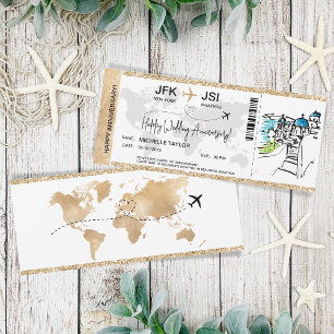 Carte d'embarquement Surprise Trip Ticket Grèce Sk