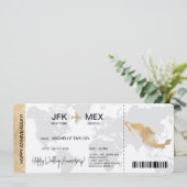 Carte d'embarquement Surprise Trip Ticket Mexique (Debout devant)