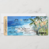 Carte d'embarquement Surprise Trip Ticket Palm Car (Devant)