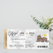 Carte d'embarquement Surprise Voyage Ticket Destin (Debout devant)