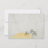 Carte d'embarquement vintage RSVP (Dos)