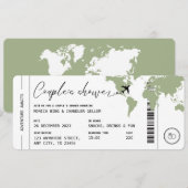 Carte d'embarquement Voyage Couple's Shower Sage G (Devant / Derrière)