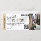 Carte d'embarquement Voyage d'anniversaire Billet (Devant)
