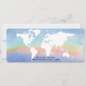 Carte d'embarquement Voyage Fête des mariées à thè (Dos)