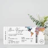 Carte d'embarquement Voyage Parti de retraite (Debout devant)