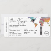 Carte d'embarquement Voyage Parti de retraite (Devant)