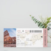 Carte d'embarquement Voyage Surprise Billet d'avio (Debout devant)