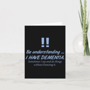 Carte Démence Alzheimerheimer Guerrier Patients Cerveau