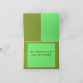 Carte demi-anniversaire (Intérieur)