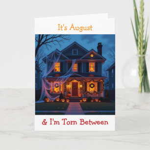 Carte Demi-Halloween et demi-Noël   Humour des fêtes