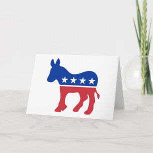 Carte Democratic Notecard