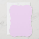 Carte Demoiselle d'Honneur Fleurs Violettes Pot Ma (Dos)