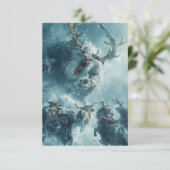 Carte Démon de glace zombie vintage (Debout devant)