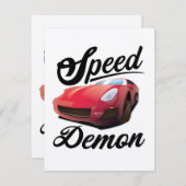 Carte Démon de vitesse (Devant / Derrière)