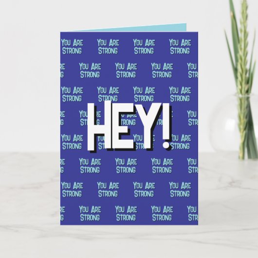 Carte d'empathie pour fournir soutien et encourage (Devant)