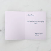 Carte d'empathie pour la maladie, la récupération  (Intérieur)